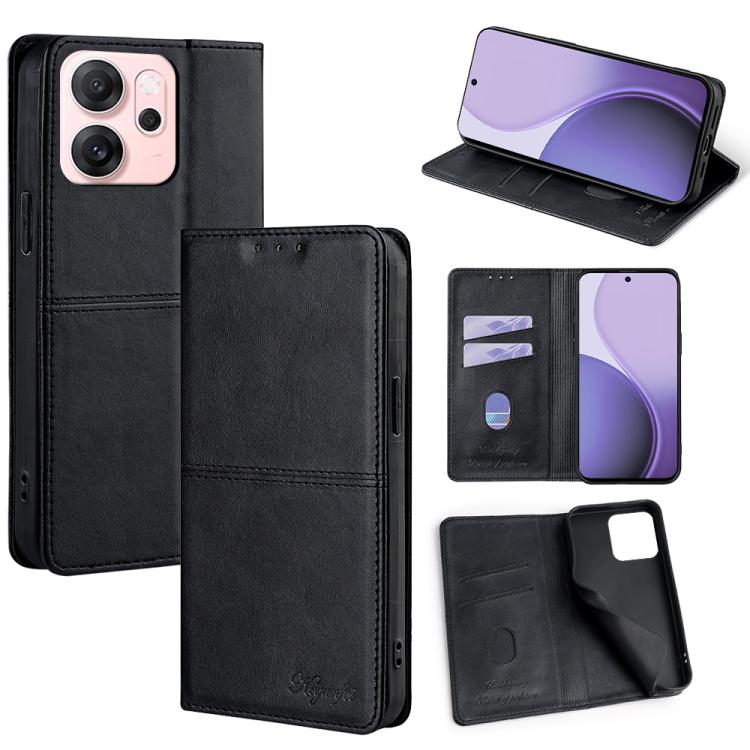 Cow Texture Magnetic Leather Phone Case, For OPPO F31 5G, For OPPO Find X9 Pro 5G, For OPPO K13 Turbo Pro 5G, For OPPO Reno14 F 5G