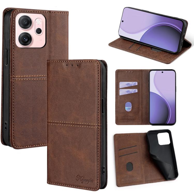 Cow Texture Magnetic Leather Phone Case, For OPPO F31 5G, For OPPO Find X9 Pro 5G, For OPPO K13 Turbo Pro 5G, For OPPO Reno14 F 5G