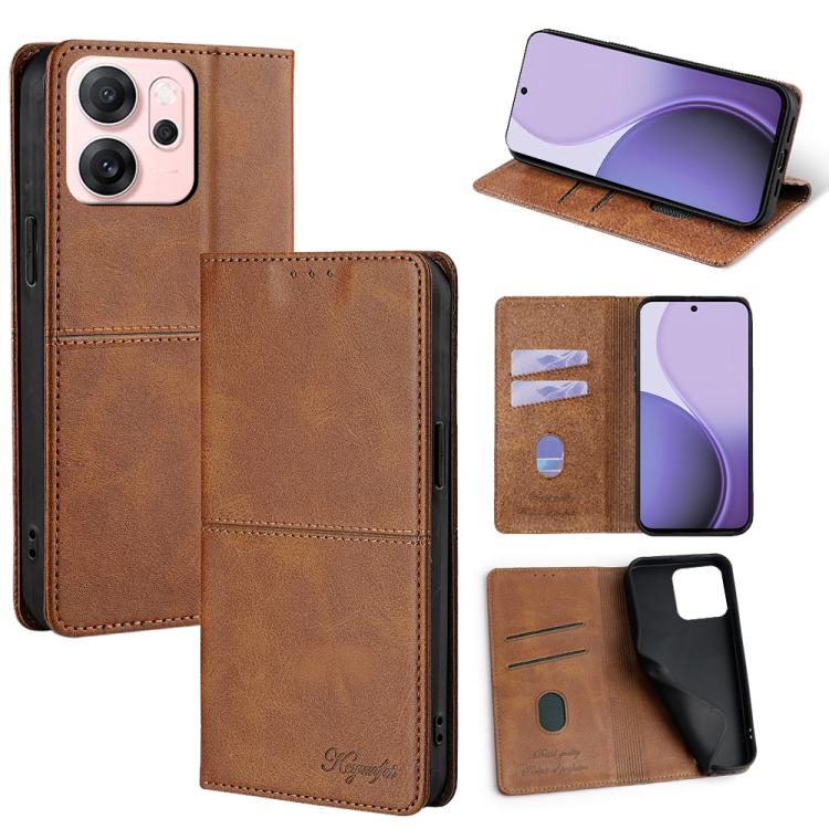 Cow Texture Magnetic Leather Phone Case, For OPPO F31 5G, For OPPO Find X9 Pro 5G, For OPPO K13 Turbo Pro 5G, For OPPO Reno14 F 5G