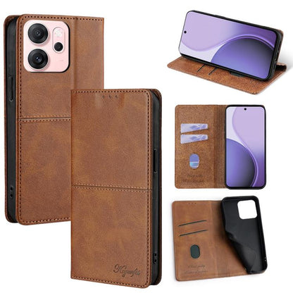 Cow Texture Magnetic Leather Phone Case, For OPPO F31 5G, For OPPO Find X9 Pro 5G, For OPPO K13 Turbo Pro 5G, For OPPO Reno14 F 5G