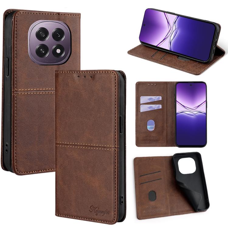 Cow Texture Magnetic Leather Phone Case, For OPPO Find X8 Ultra 5G, For OPPO F29 5G Global, For OPPO A5 Pro 5G Global, For OPPO A3 5G India