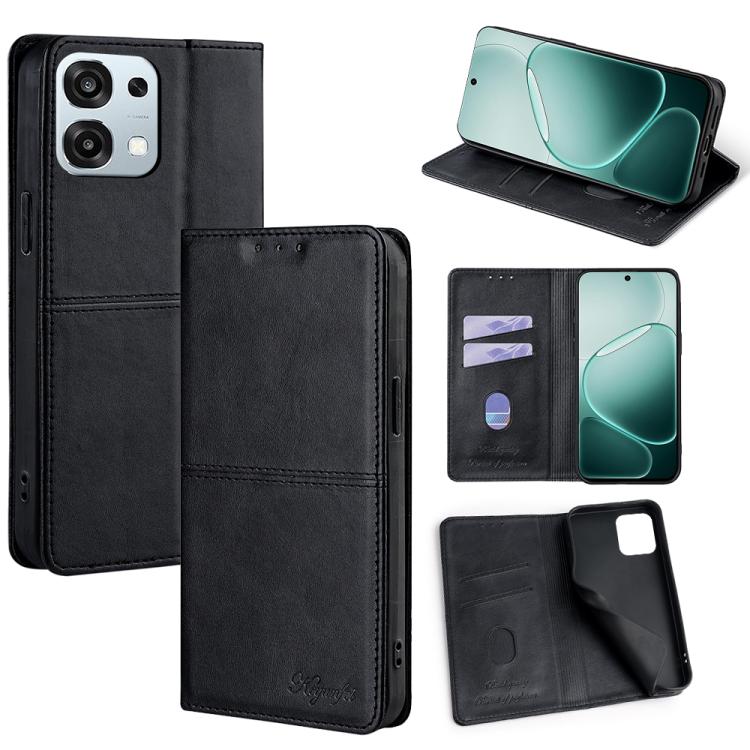 Cow Texture Magnetic Leather Phone Case, For OPPO F31 5G, For OPPO Find X9 Pro 5G, For OPPO K13 Turbo Pro 5G, For OPPO Reno14 F 5G