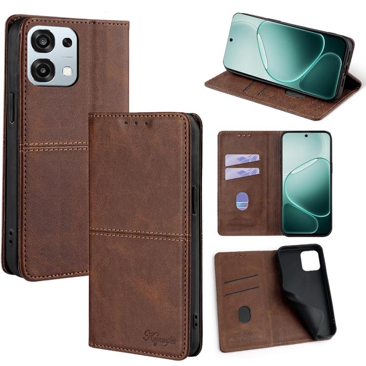 Cow Texture Magnetic Leather Phone Case, For OPPO F31 5G, For OPPO Find X9 Pro 5G, For OPPO K13 Turbo Pro 5G, For OPPO Reno14 F 5G