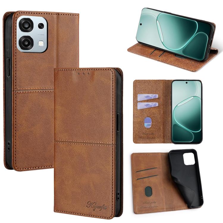 Cow Texture Magnetic Leather Phone Case, For OPPO F31 5G, For OPPO Find X9 Pro 5G, For OPPO K13 Turbo Pro 5G, For OPPO Reno14 F 5G