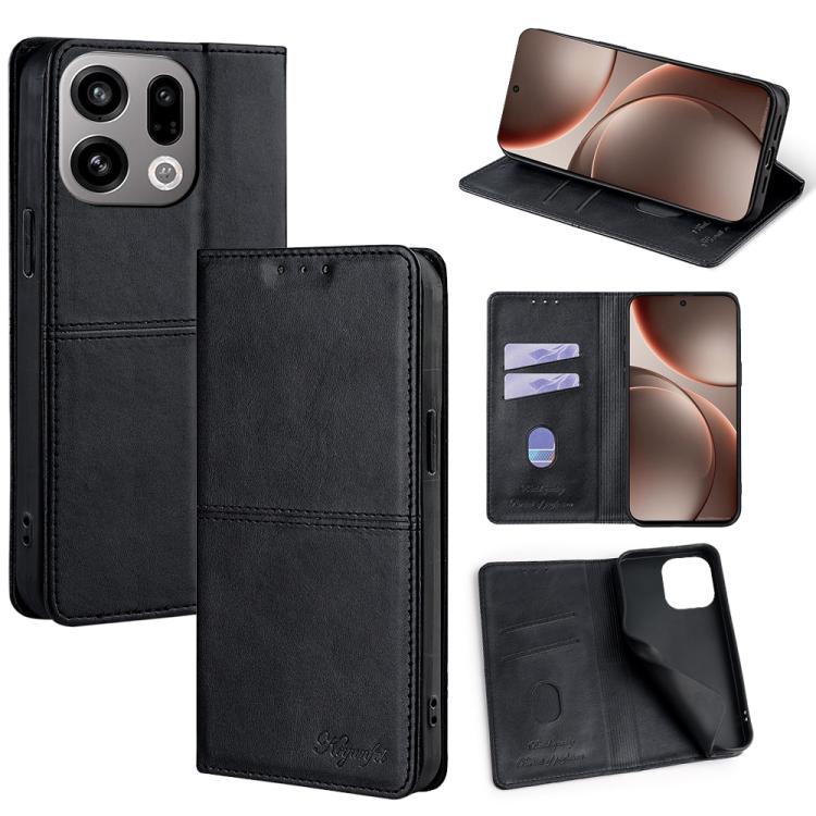 Cow Texture Magnetic Leather Phone Case, For OPPO Find X9s Pro 5G, For OPPO Find X9 Ultra 5G, For OPPO A6s 4G, For OPPO Find X9 5G