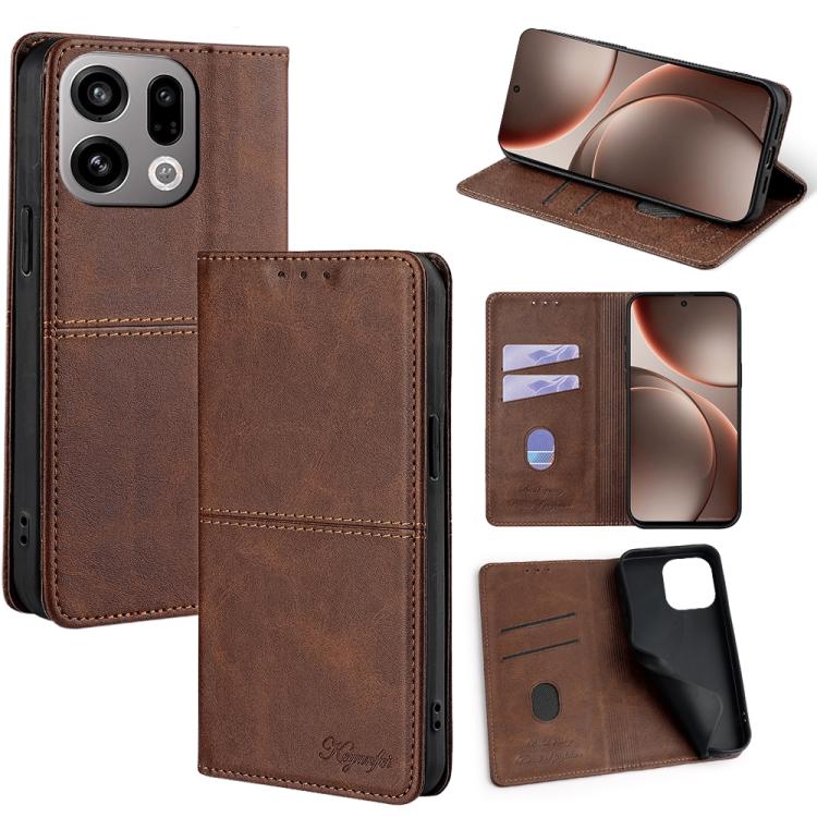 Cow Texture Magnetic Leather Phone Case, For OPPO Find X9s Pro 5G, For OPPO Find X9 Ultra 5G, For OPPO A6s 4G, For OPPO Find X9 5G