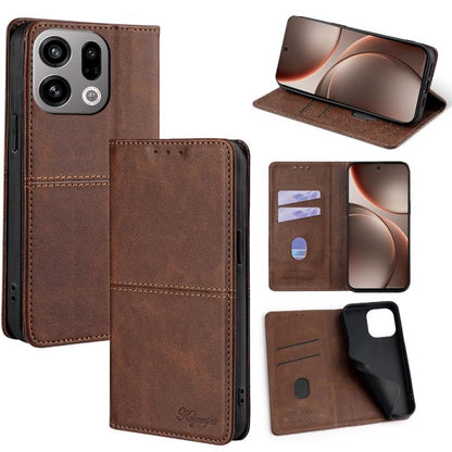 Cow Texture Magnetic Leather Phone Case, For OPPO Find X9s Pro 5G, For OPPO Find X9 Ultra 5G, For OPPO A6s 4G, For OPPO Find X9 5G