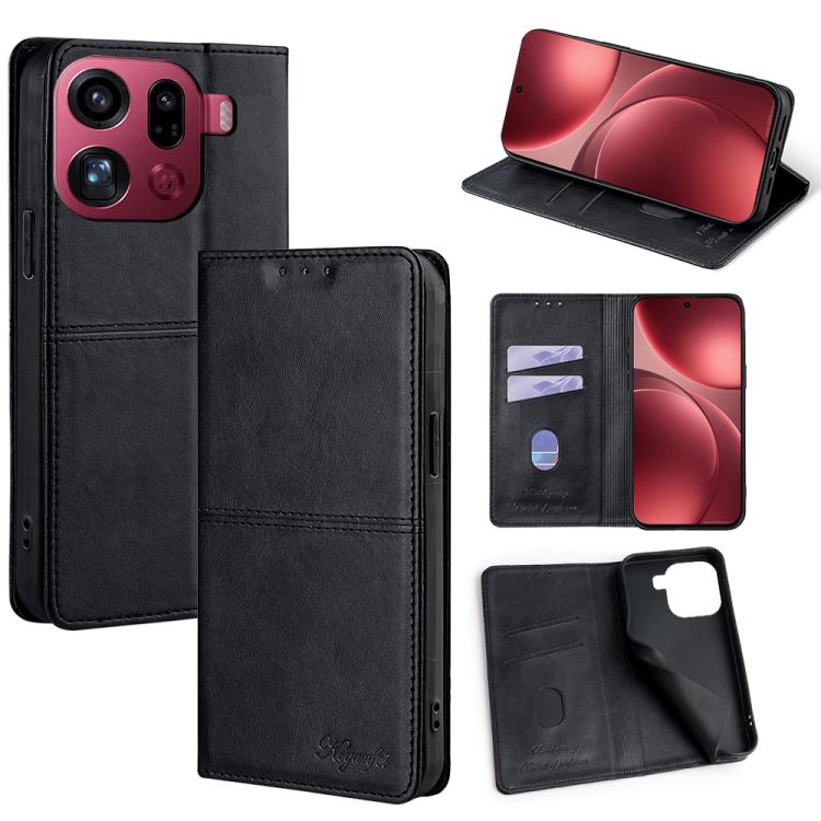 Cow Texture Magnetic Leather Phone Case, For OPPO F31 5G, For OPPO Find X9 Pro 5G, For OPPO K13 Turbo Pro 5G, For OPPO Reno14 F 5G
