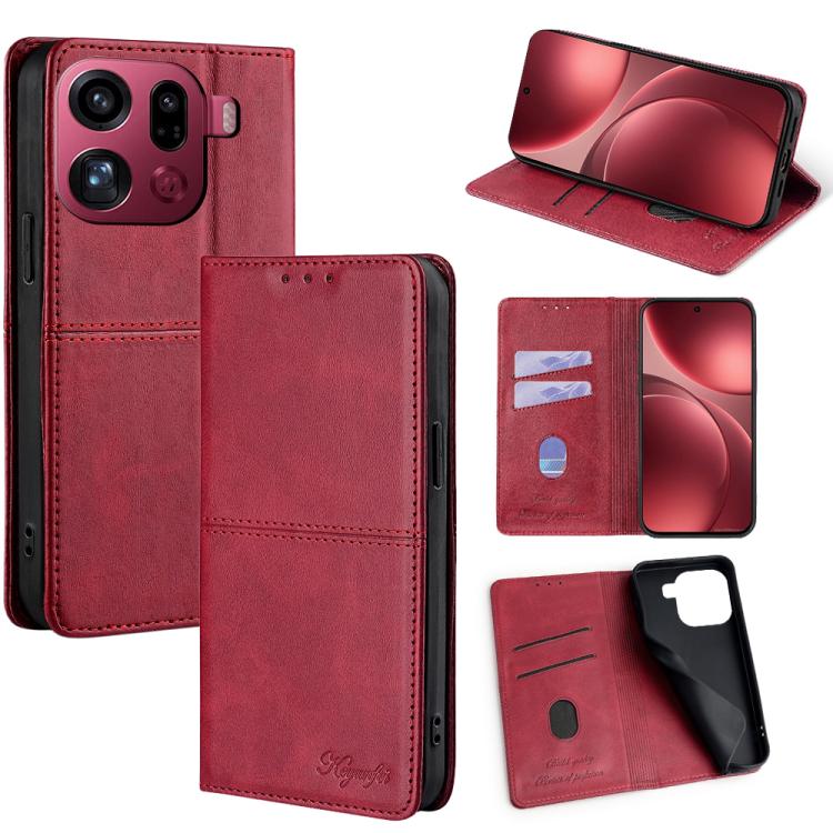 Cow Texture Magnetic Leather Phone Case, For OPPO F31 5G, For OPPO Find X9 Pro 5G, For OPPO K13 Turbo Pro 5G, For OPPO Reno14 F 5G