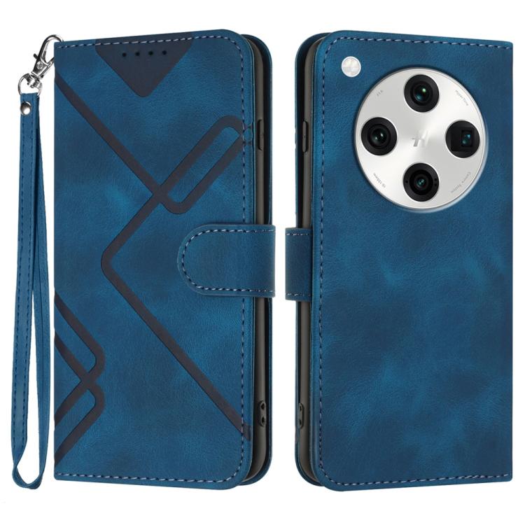 Line Pattern Skin Feel Leather Phone Case, For OPPO A60, For OPPO Reno11 F / F25 Pro, For OPPO A38 /  A18, For OPPO Find X8 Pro