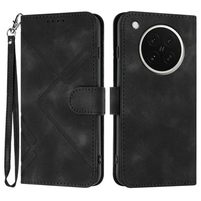 Line Pattern Skin Feel Leather Phone Case, For OPPO K13 5G, For OPPO Find X8s+, For OPPO Find X8s, For OPPO Find X8 Ultra
