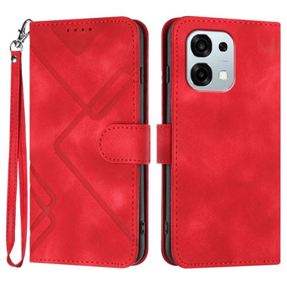 Line Pattern Skin Feel Leather Phone Case, For OPPO Find X9, For OPPO A6 Pro 4G / 5G Global / F31 5G, For OPPO F31 Pro+ 5G / A6 GT 5G, For OPPO Find X9 Pro