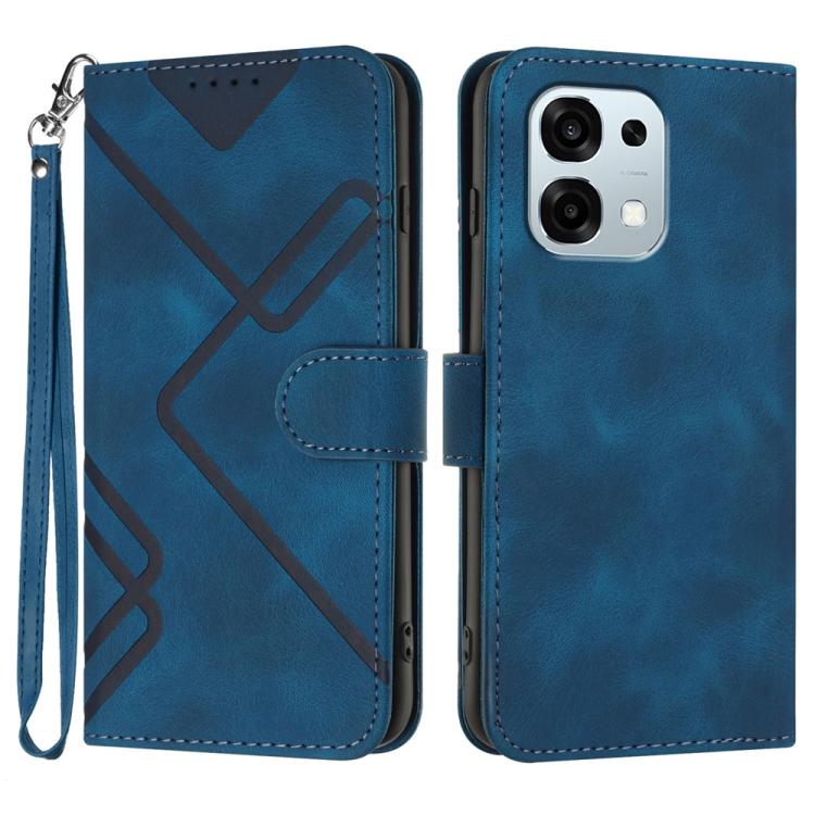 Line Pattern Skin Feel Leather Phone Case, For OPPO Find X9, For OPPO A6 Pro 4G / 5G Global / F31 5G, For OPPO F31 Pro+ 5G / A6 GT 5G, For OPPO Find X9 Pro