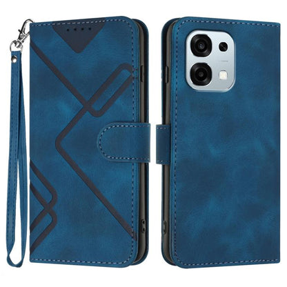 Line Pattern Skin Feel Leather Phone Case, For OPPO Find X9, For OPPO A6 Pro 4G / 5G Global / F31 5G, For OPPO F31 Pro+ 5G / A6 GT 5G, For OPPO Find X9 Pro