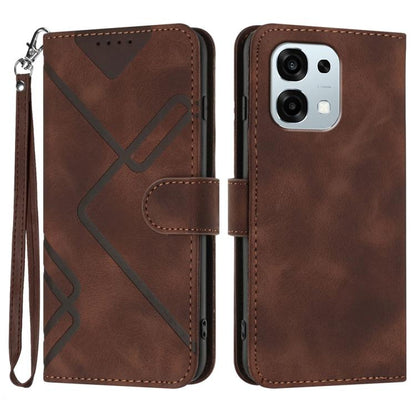 Line Pattern Skin Feel Leather Phone Case, For OPPO Find X9, For OPPO A6 Pro 4G / 5G Global / F31 5G, For OPPO F31 Pro+ 5G / A6 GT 5G, For OPPO Find X9 Pro