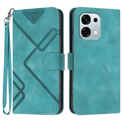 Line Pattern Skin Feel Leather Phone Case, For OPPO Find X9, For OPPO A6 Pro 4G / 5G Global / F31 5G, For OPPO F31 Pro+ 5G / A6 GT 5G, For OPPO Find X9 Pro