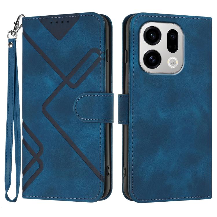 Line Pattern Skin Feel Leather Phone Case, For OPPO Find X9, For OPPO A6 Pro 4G / 5G Global / F31 5G, For OPPO F31 Pro+ 5G / A6 GT 5G, For OPPO Find X9 Pro