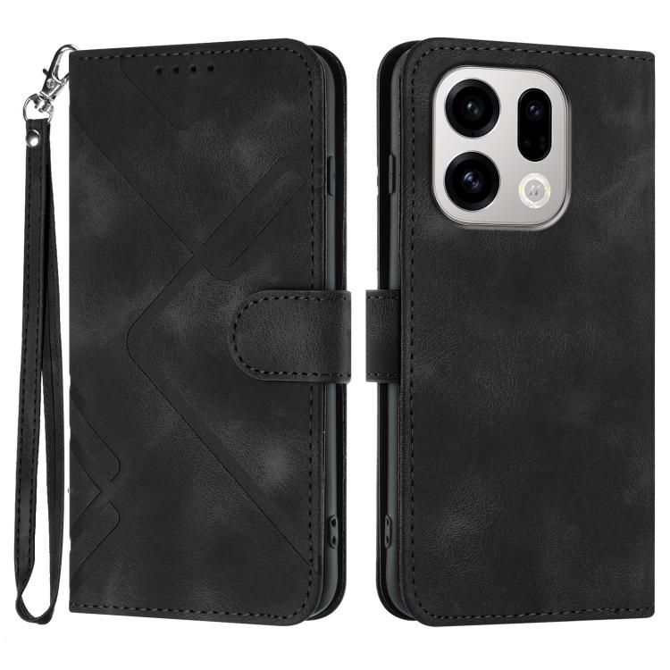 Line Pattern Skin Feel Leather Phone Case, For OPPO Find X9, For OPPO A6 Pro 4G / 5G Global / F31 5G, For OPPO F31 Pro+ 5G / A6 GT 5G, For OPPO Find X9 Pro