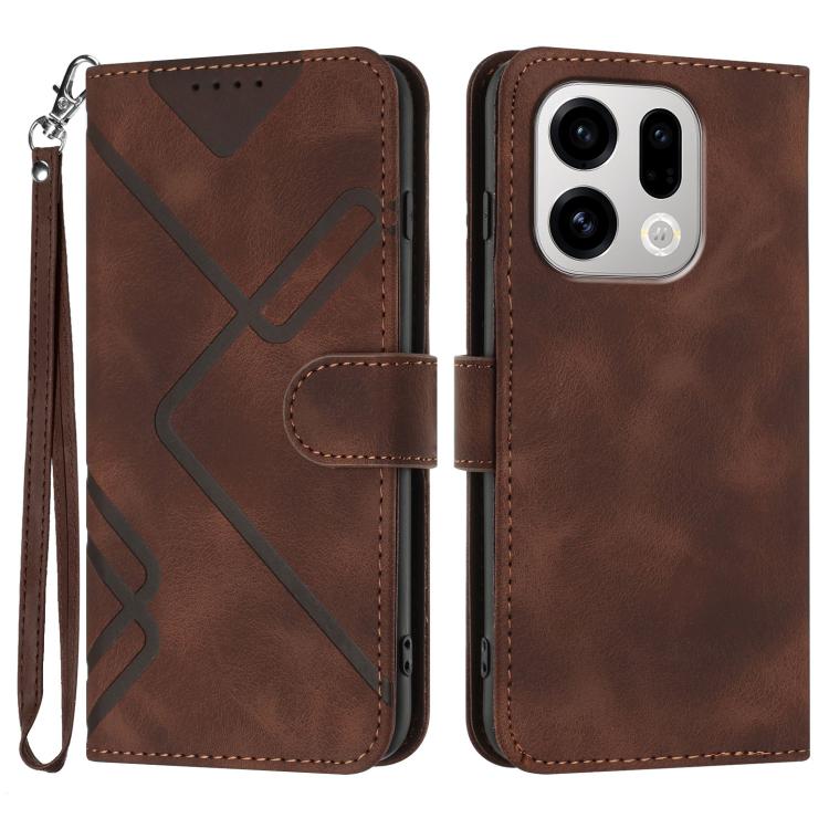 Line Pattern Skin Feel Leather Phone Case, For OPPO Find X9, For OPPO A6 Pro 4G / 5G Global / F31 5G, For OPPO F31 Pro+ 5G / A6 GT 5G, For OPPO Find X9 Pro