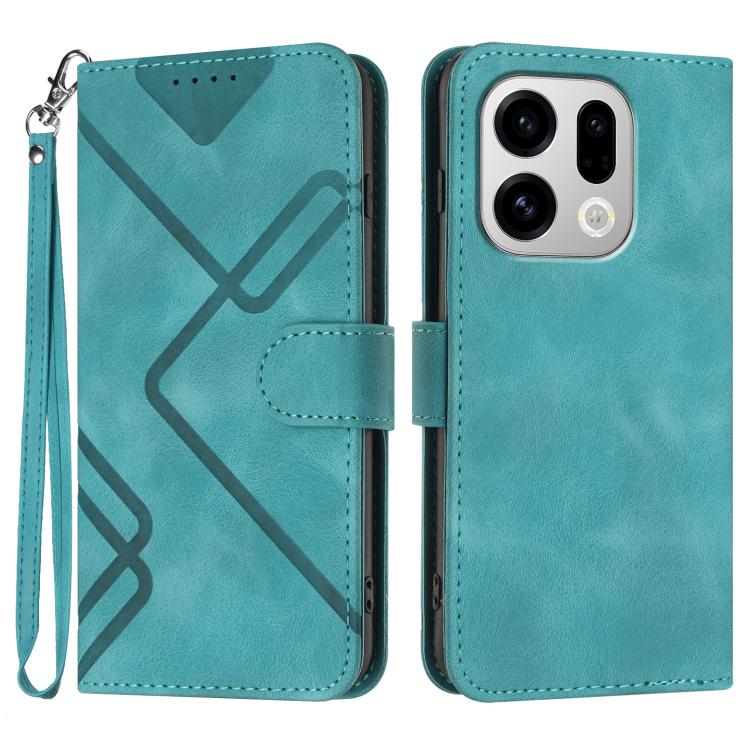Line Pattern Skin Feel Leather Phone Case, For OPPO Find X9, For OPPO A6 Pro 4G / 5G Global / F31 5G, For OPPO F31 Pro+ 5G / A6 GT 5G, For OPPO Find X9 Pro
