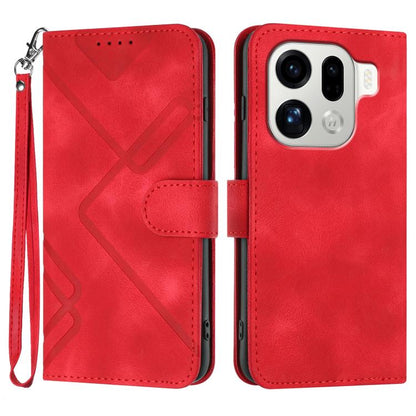 Line Pattern Skin Feel Leather Phone Case, For OPPO Find X9, For OPPO A6 Pro 4G / 5G Global / F31 5G, For OPPO F31 Pro+ 5G / A6 GT 5G, For OPPO Find X9 Pro