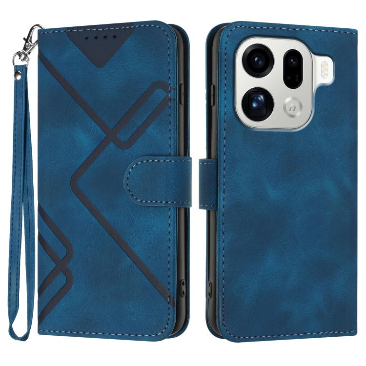 Line Pattern Skin Feel Leather Phone Case, For OPPO Find X9, For OPPO A6 Pro 4G / 5G Global / F31 5G, For OPPO F31 Pro+ 5G / A6 GT 5G, For OPPO Find X9 Pro
