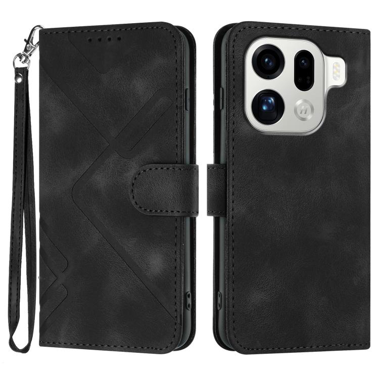 Line Pattern Skin Feel Leather Phone Case, For OPPO Find X9, For OPPO A6 Pro 4G / 5G Global / F31 5G, For OPPO F31 Pro+ 5G / A6 GT 5G, For OPPO Find X9 Pro