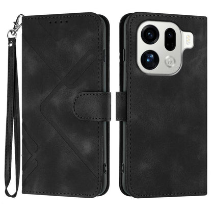 Line Pattern Skin Feel Leather Phone Case, For OPPO Find X9, For OPPO A6 Pro 4G / 5G Global / F31 5G, For OPPO F31 Pro+ 5G / A6 GT 5G, For OPPO Find X9 Pro