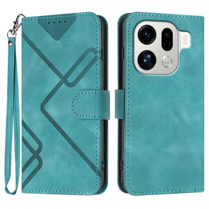 Line Pattern Skin Feel Leather Phone Case, For OPPO Find X9, For OPPO A6 Pro 4G / 5G Global / F31 5G, For OPPO F31 Pro+ 5G / A6 GT 5G, For OPPO Find X9 Pro