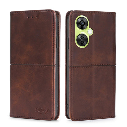 Cow Texture Magnetic Leather Phone Case, For OnePlus Ace 3V 5G, For OnePlus Nord CE4, For OnePlus Nord CE 3 Lite 5G