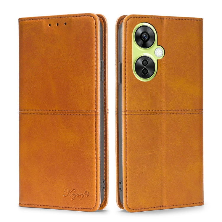 Cow Texture Magnetic Leather Phone Case, For OnePlus Ace 3V 5G, For OnePlus Nord CE4, For OnePlus Nord CE 3 Lite 5G