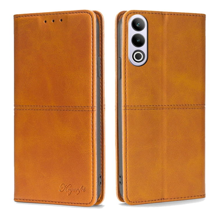 Cow Texture Magnetic Leather Phone Case, For OnePlus Ace 3V 5G, For OnePlus Nord CE4, For OnePlus Nord CE 3 Lite 5G