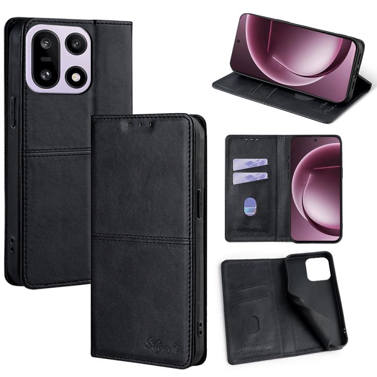 Cow Texture Magnetic Leather Phone Case, For OnePlus 15T 5G, For OnePlus Turbo 6 / 6V, For OnePlus Ace 6, For OnePlus 15 5G