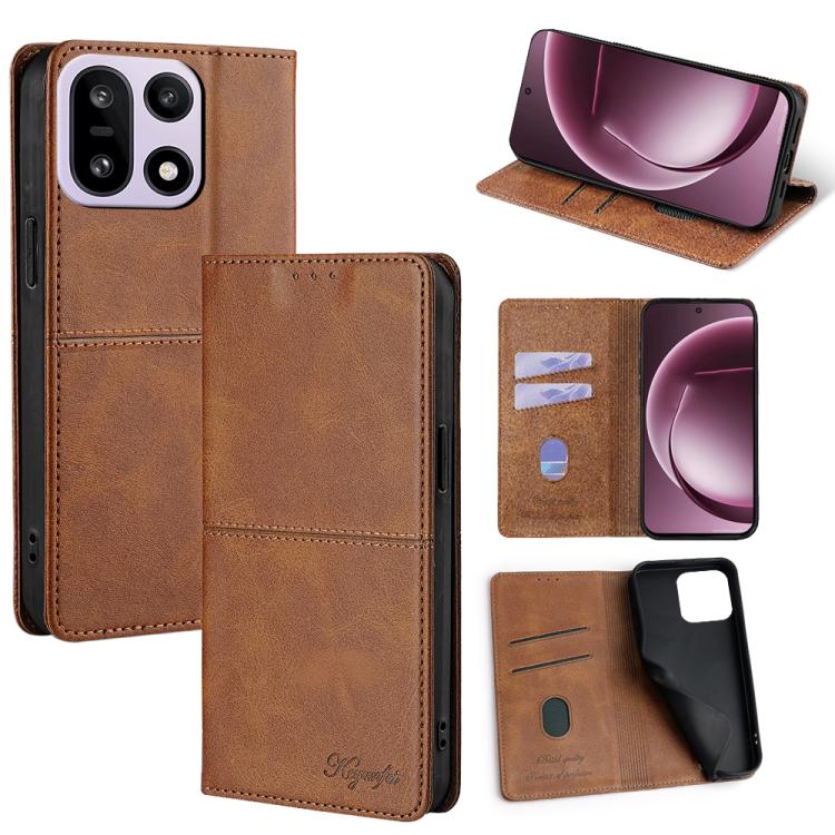Cow Texture Magnetic Leather Phone Case, For OnePlus 15T 5G, For OnePlus Turbo 6 / 6V, For OnePlus Ace 6, For OnePlus 15 5G
