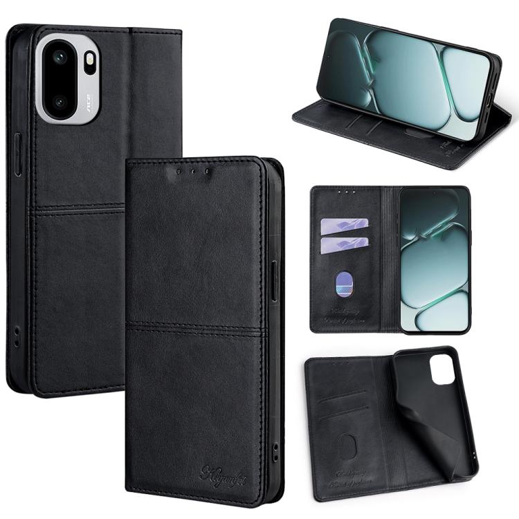 Cow Texture Magnetic Leather Phone Case, For OnePlus 15T 5G, For OnePlus Turbo 6 / 6V, For OnePlus Ace 6, For OnePlus 15 5G