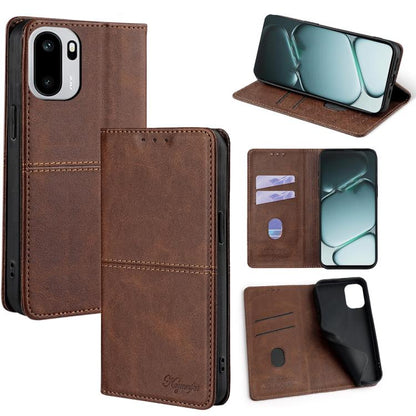 Cow Texture Magnetic Leather Phone Case, For OnePlus 15T 5G, For OnePlus Turbo 6 / 6V, For OnePlus Ace 6, For OnePlus 15 5G