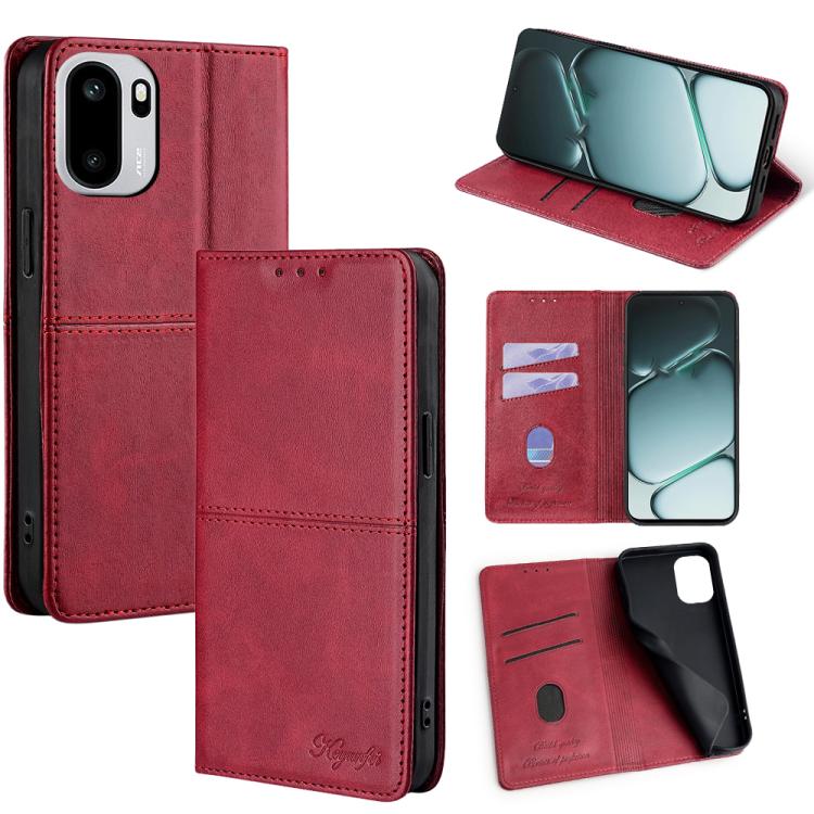 Cow Texture Magnetic Leather Phone Case, For OnePlus 15T 5G, For OnePlus Turbo 6 / 6V, For OnePlus Ace 6, For OnePlus 15 5G