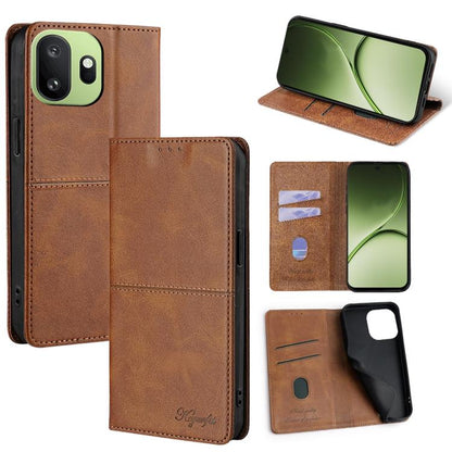 Cow Texture Magnetic Leather Phone Case, For OnePlus 15T 5G, For OnePlus Turbo 6 / 6V, For OnePlus Ace 6, For OnePlus 15 5G