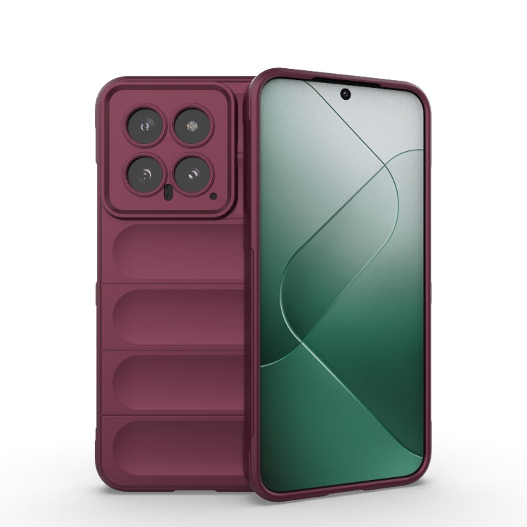 Magic Shield TPU + Flannel Phone Case, For Xiaomi 14 Pro 5G, For Xiaomi 14 5G