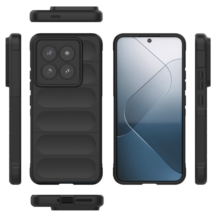 Magic Shield TPU + Flannel Phone Case, For Xiaomi 14 Pro 5G, For Xiaomi 14 5G