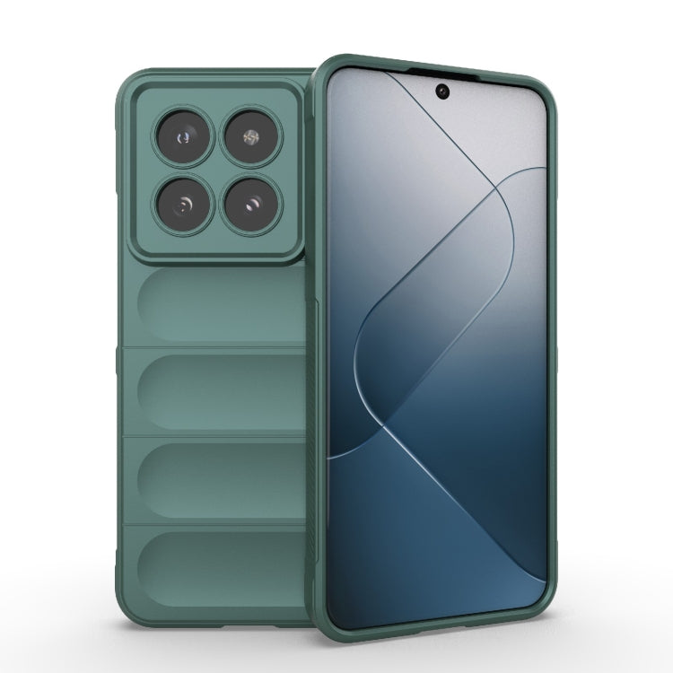 Magic Shield TPU + Flannel Phone Case, For Xiaomi 14 Pro 5G, For Xiaomi 14 5G