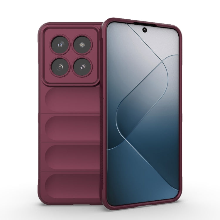 Magic Shield TPU + Flannel Phone Case, For Xiaomi 14 Pro 5G, For Xiaomi 14 5G
