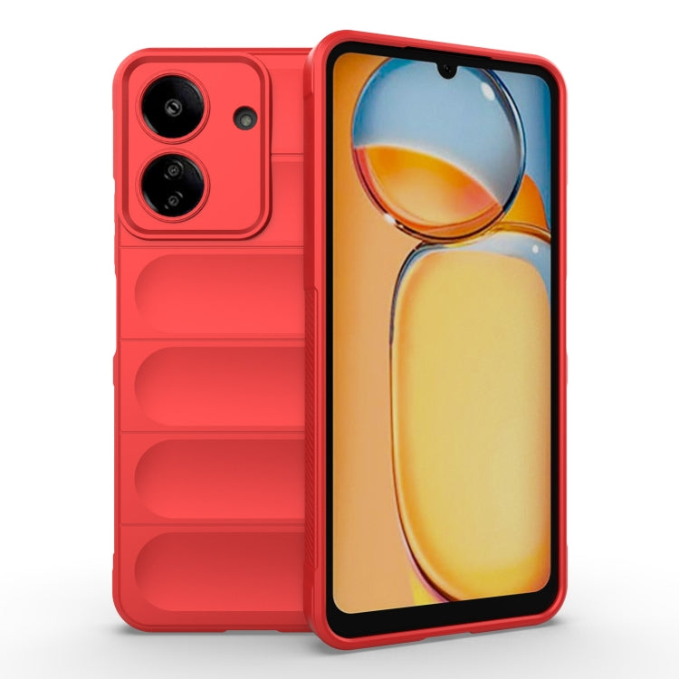 Magic Shield TPU + Flannel Phone Case, For Xiaomi Redmi 13C 4G Global, For Xiaomi Redmi K60 Ultra