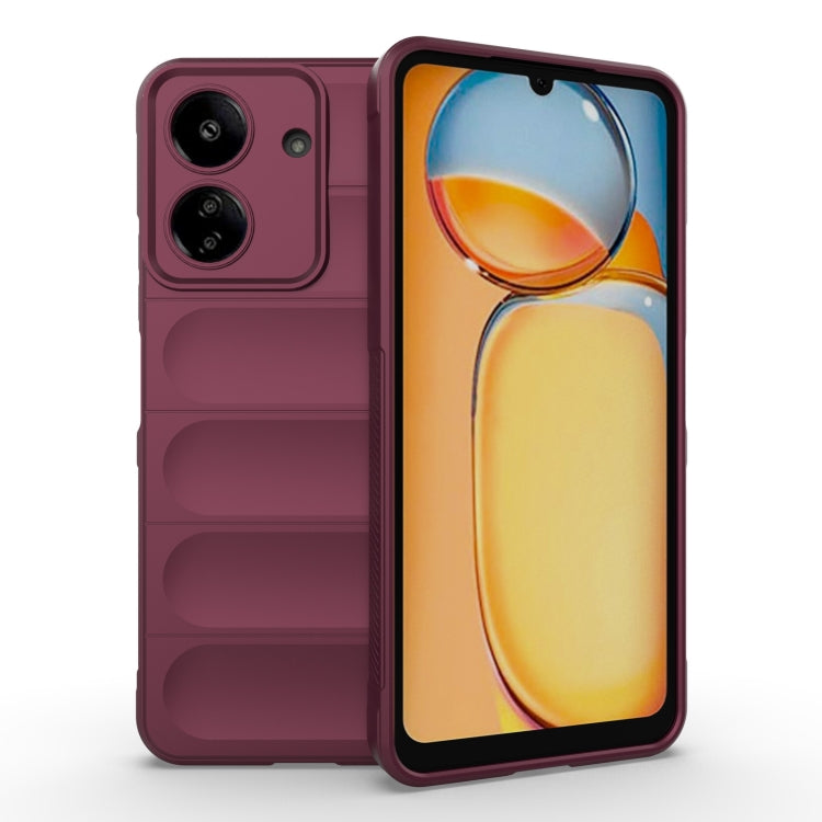 Magic Shield TPU + Flannel Phone Case, For Xiaomi Redmi 13C 4G Global, For Xiaomi Redmi K60 Ultra