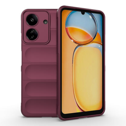 Magic Shield TPU + Flannel Phone Case, For Xiaomi Redmi 13C 4G Global, For Xiaomi Redmi K60 Ultra