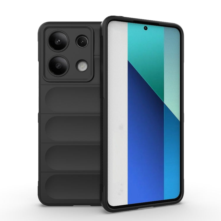 Magic Shield TPU + Flannel Phone Case, For Xiaomi Redmi Note 13 Pro 4G Global, For Xiaomi Redmi Note 13 4G Global