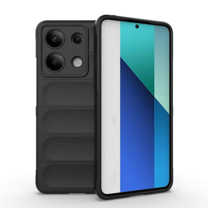 Magic Shield TPU + Flannel Phone Case, For Xiaomi Redmi Note 13 Pro 4G Global, For Xiaomi Redmi Note 13 4G Global