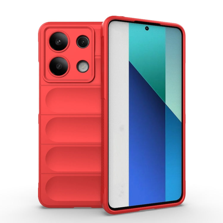 Magic Shield TPU + Flannel Phone Case, For Xiaomi Redmi Note 13 Pro 4G Global, For Xiaomi Redmi Note 13 4G Global