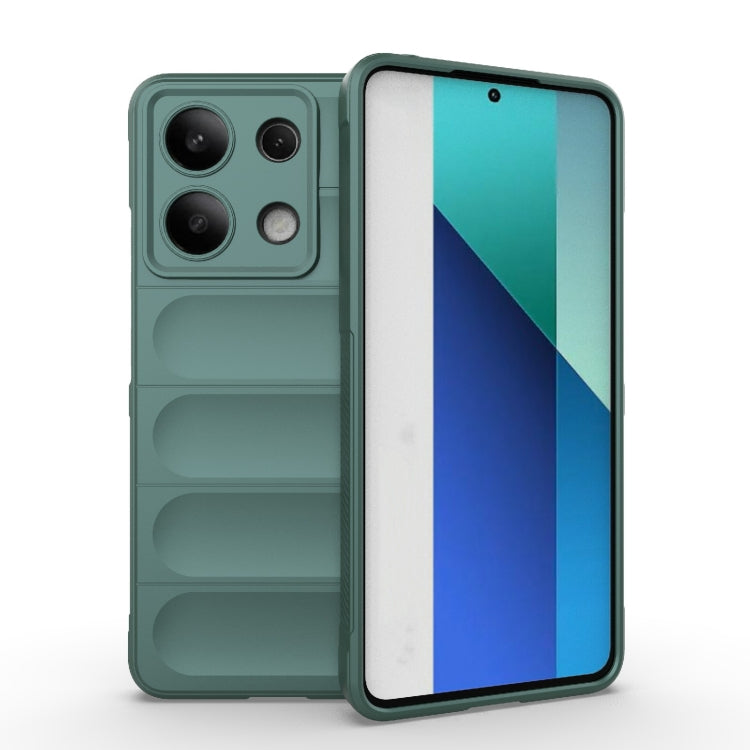 Magic Shield TPU + Flannel Phone Case, For Xiaomi Redmi Note 13 Pro 4G Global, For Xiaomi Redmi Note 13 4G Global