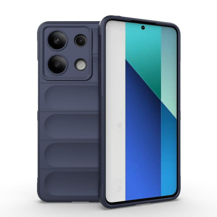 Magic Shield TPU + Flannel Phone Case, For Xiaomi Redmi Note 13 Pro 4G Global, For Xiaomi Redmi Note 13 4G Global
